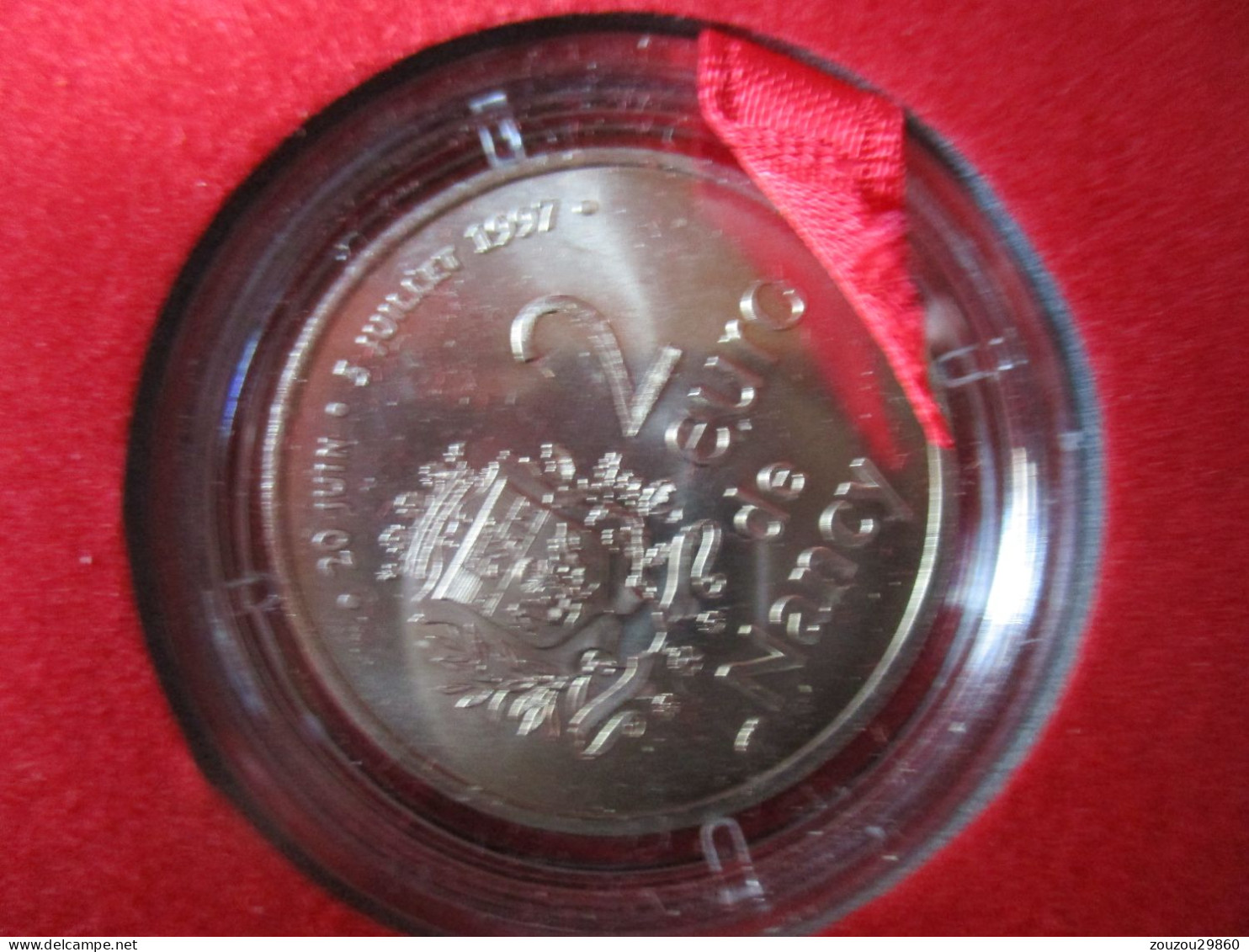 France - Coffret Monnaie De Paris " Euro Ville De Nancy - 1 Euro & 2 Euros 1997 ". - Euros De Las Ciudades