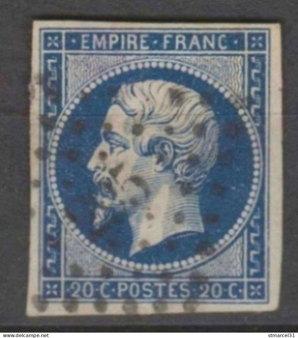 A AVOIR Dans Son NUANCIER Le LIMITE BLEU NOIR N°14A TRES FONCE BE Signé - 1853-1860 Napoléon III