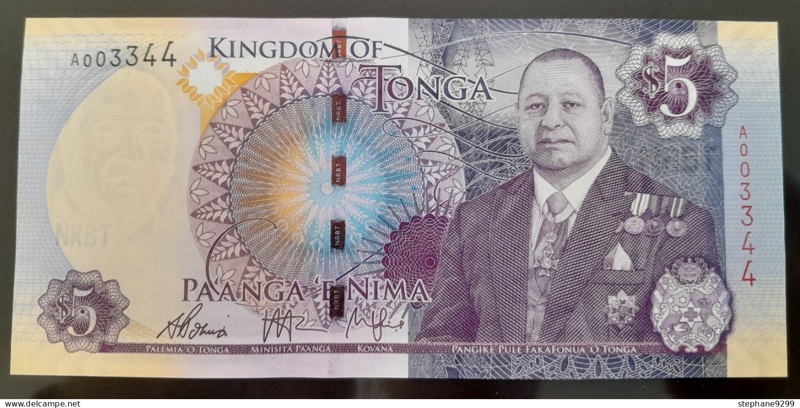 Tonga 5 Paanga 2015 NEUF/UNC - Tonga