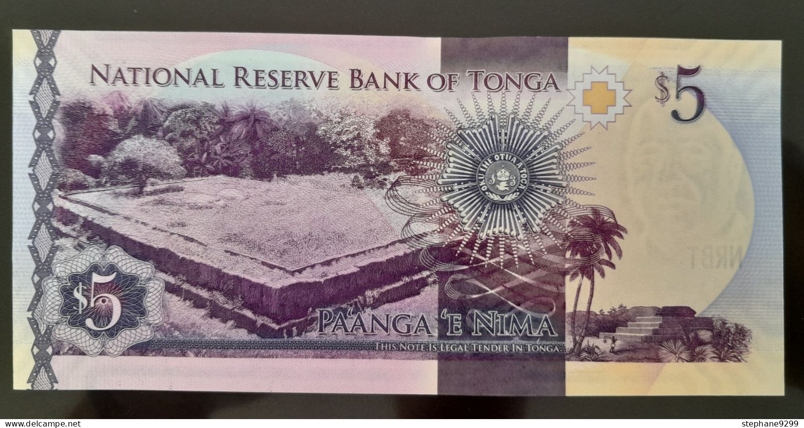 Tonga 5 Paanga 2015 NEUF/UNC - Tonga