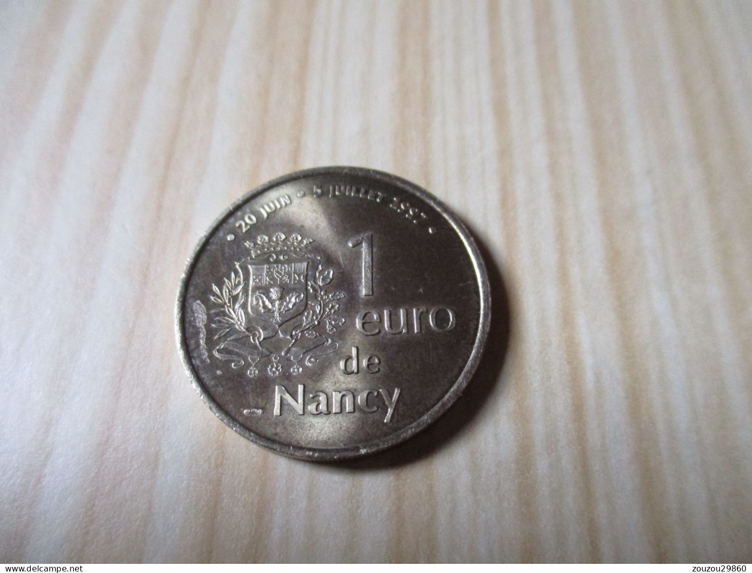 France - Jeton Monnaie De Paris 1 Euro De Nancy 1997.N°734. - Euro Der Städte