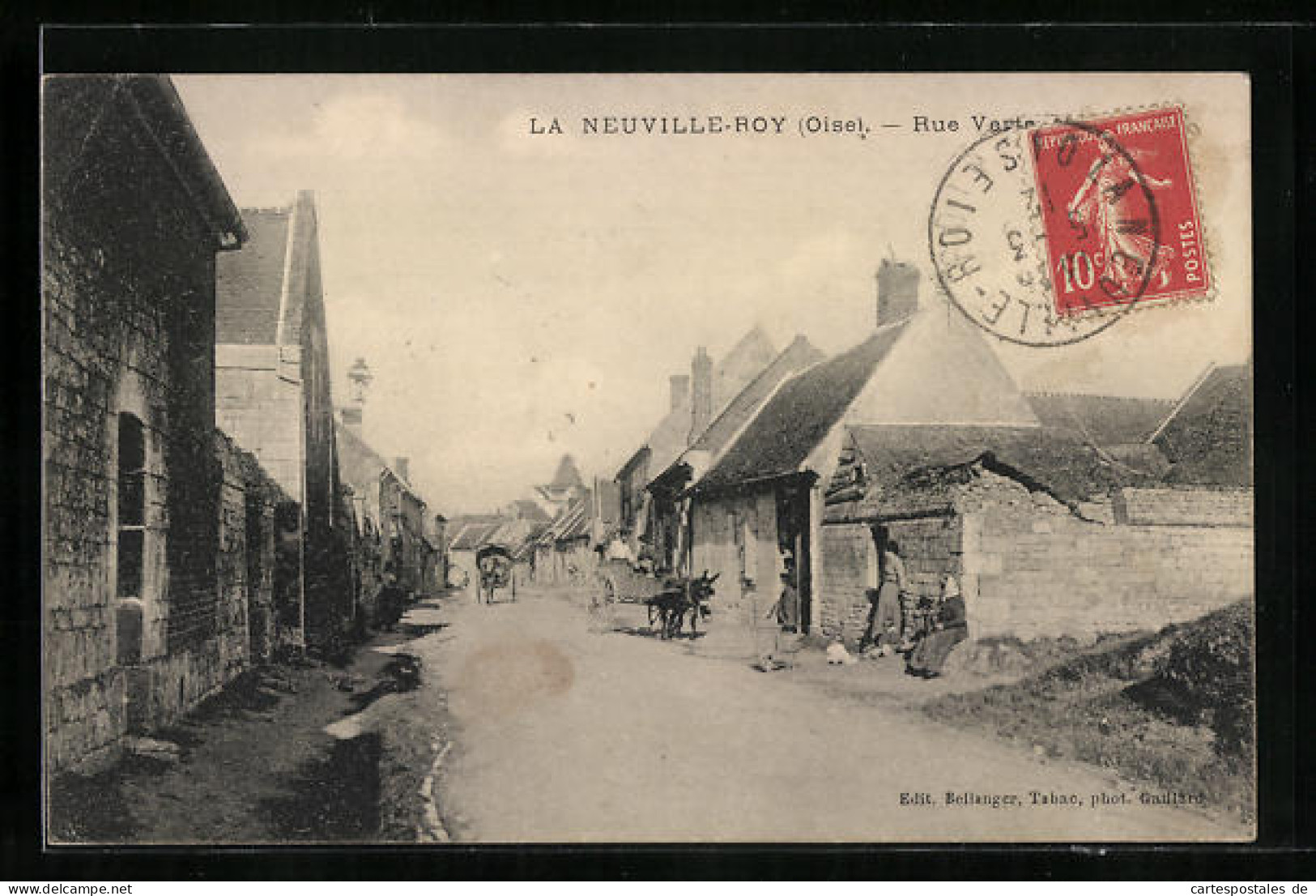 CPA La Neuville-Roy, Rue Verte  - Andere & Zonder Classificatie