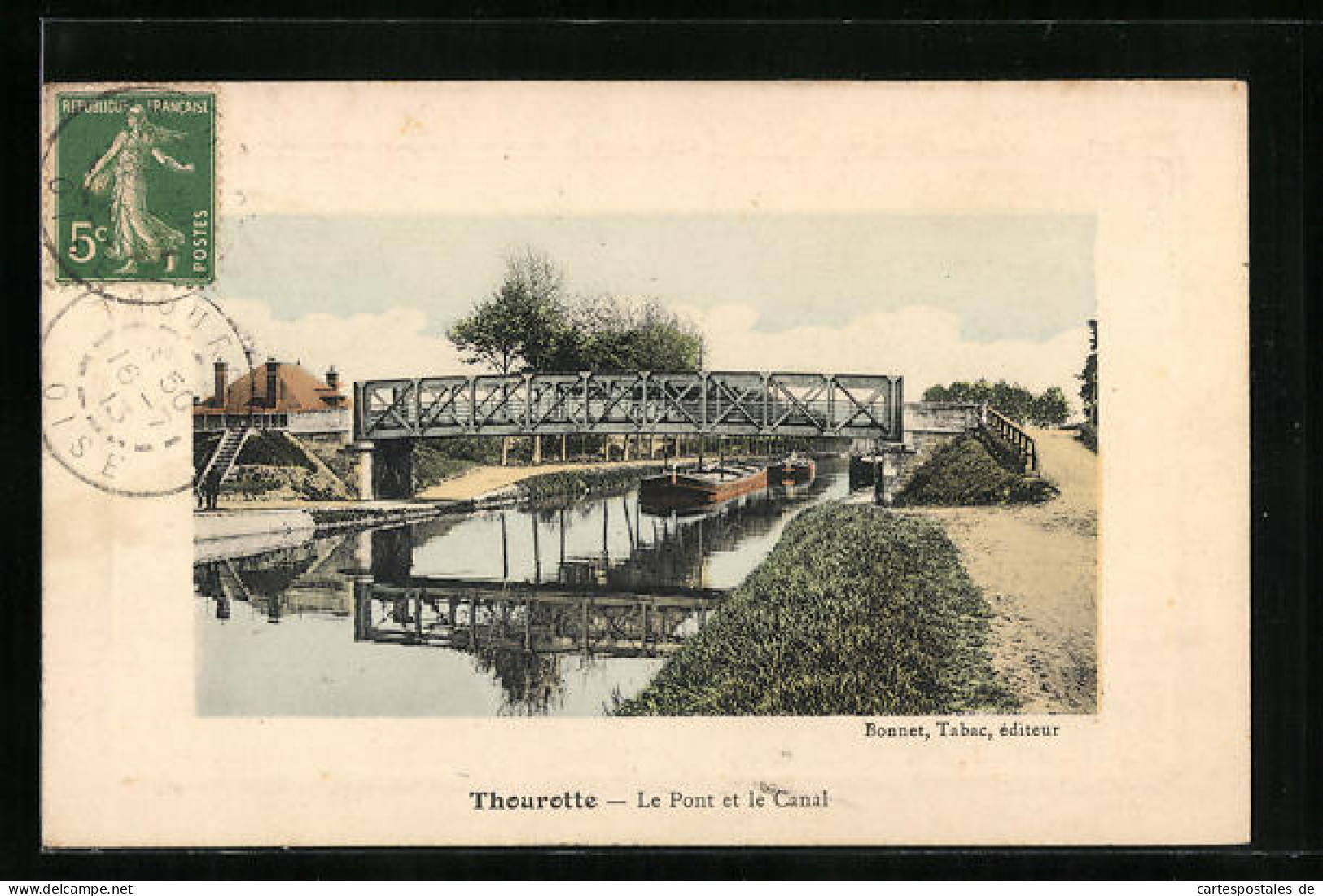 CPA Thourotte, Le Pont Et Le Canal  - Thourotte