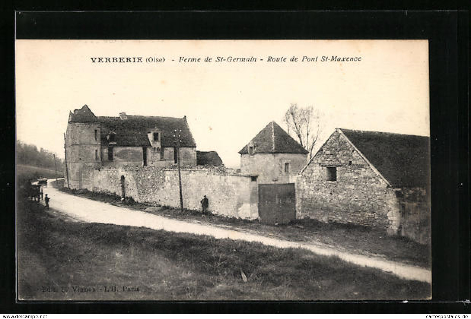 CPA Verberie, Ferme De St-Germain, Route De Pont St-Maxence  - Verberie