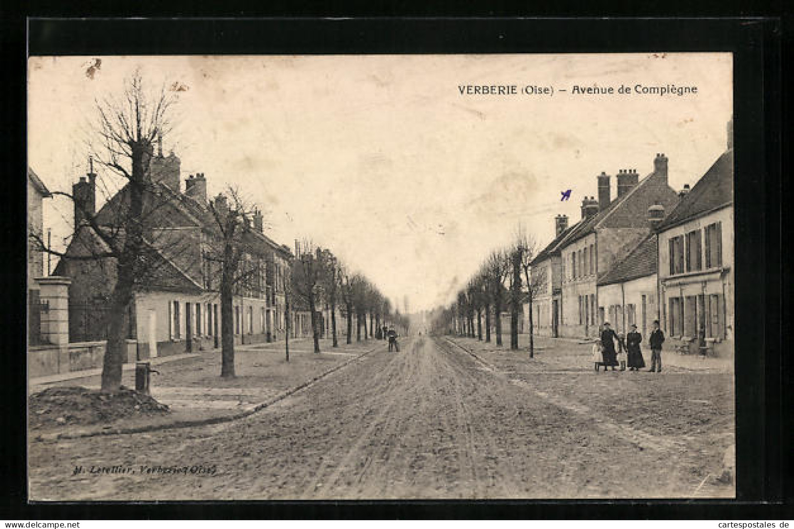 CPA Verberie, Avenue De Compiegne  - Verberie