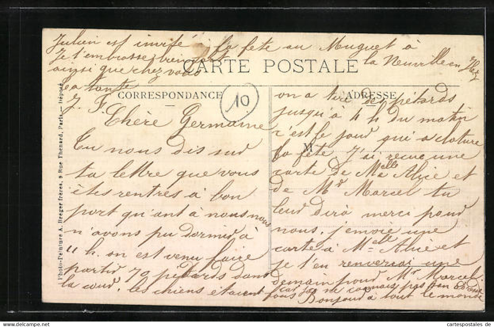 CPA Mortefontaine, Basse Rue  - Other & Unclassified