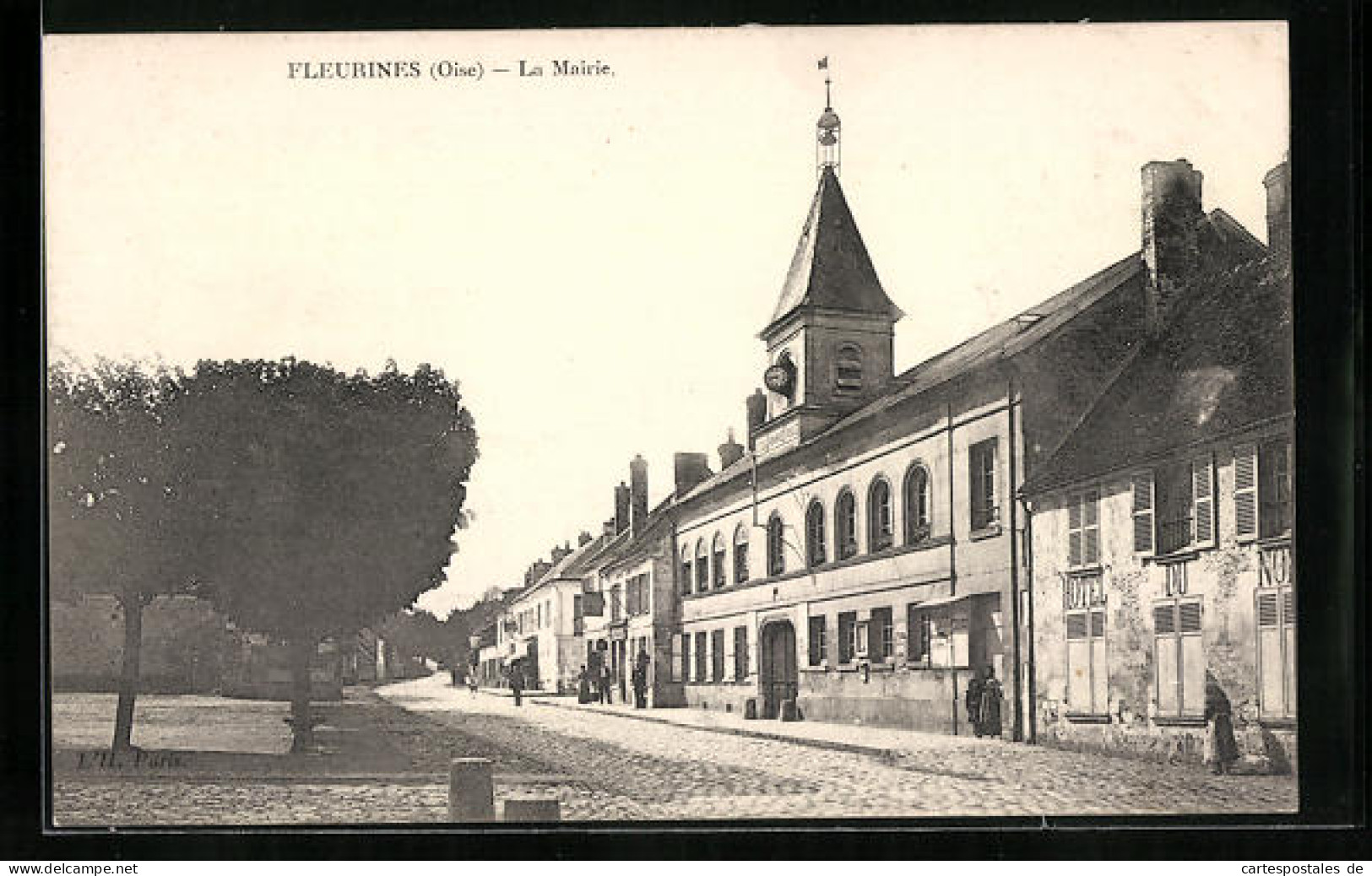 CPA Fleurines, La Mairie  - Other & Unclassified