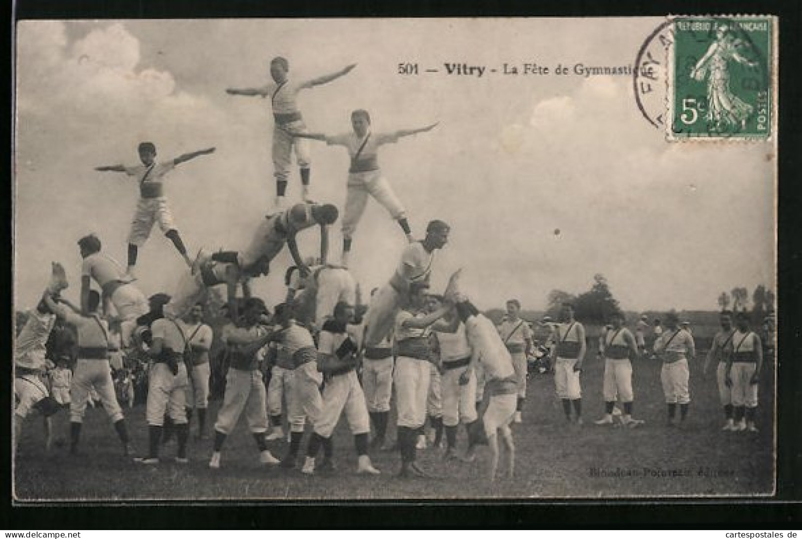 AK Vitry, La Fête De Gymnastique  - Other & Unclassified