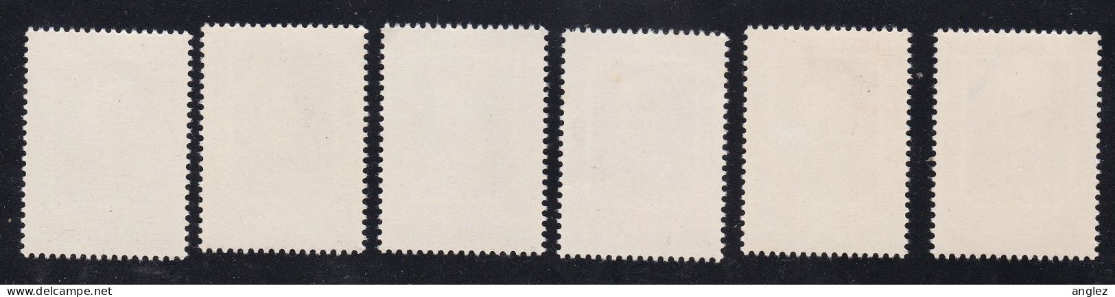 Belgium - 1952 Authors / Writers 6v MNH - Unused Stamps