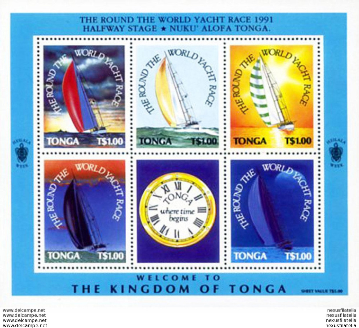 Sport. Vela 1991. - Tonga (1970-...)
