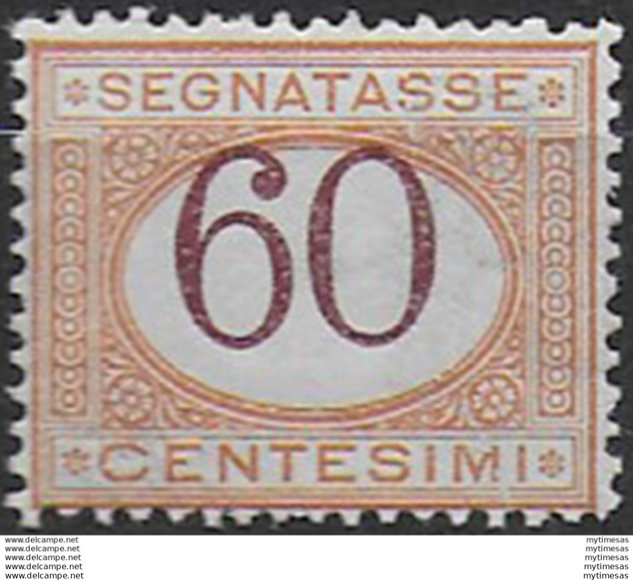 1924 Italia Segnatasse 60c. MNH Sassone N. 33 - Andere & Zonder Classificatie