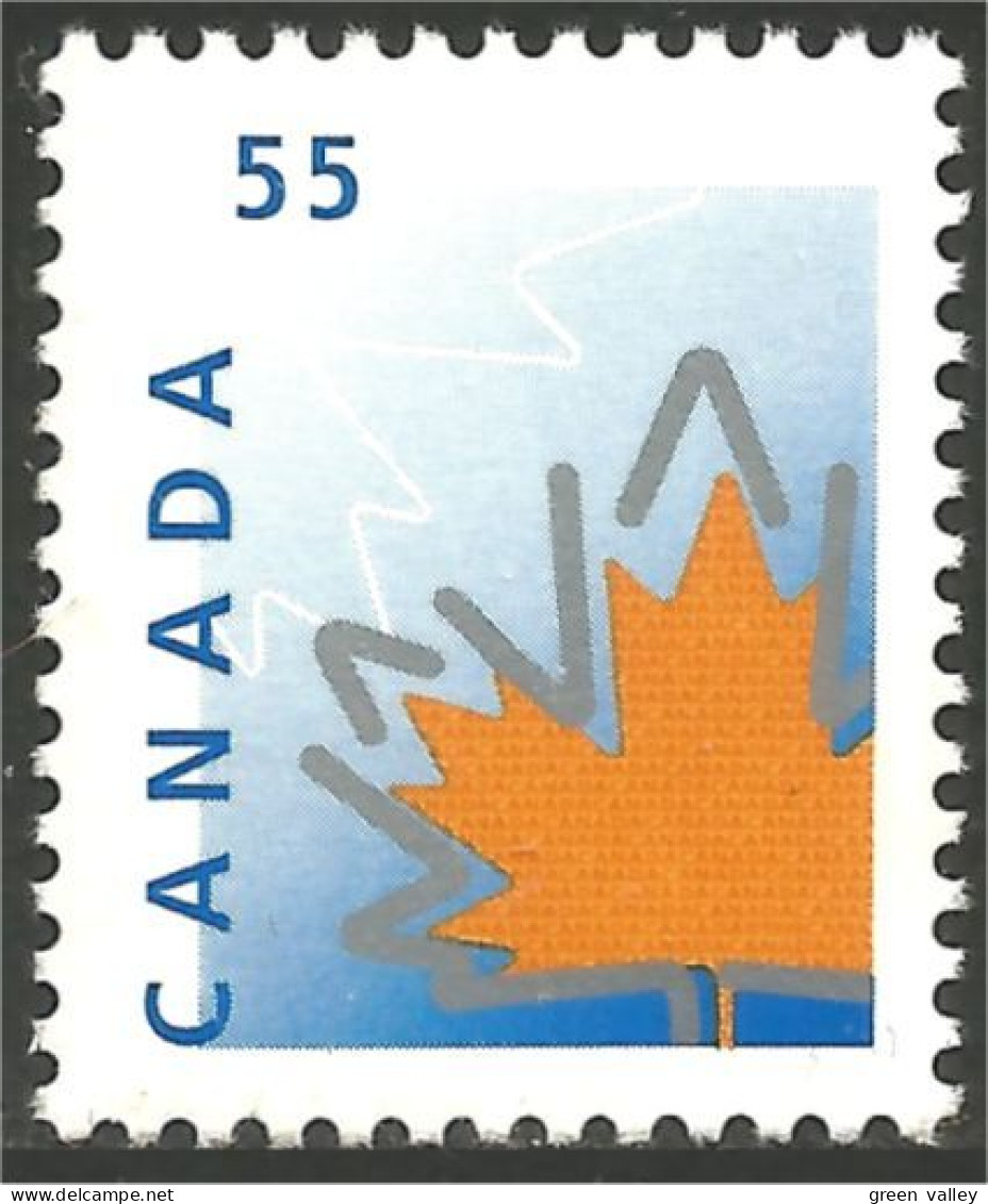 Canada 55c Feuille D'érable Maple Leaf MNH ** Neuf SC (C16-84a) - Unused Stamps