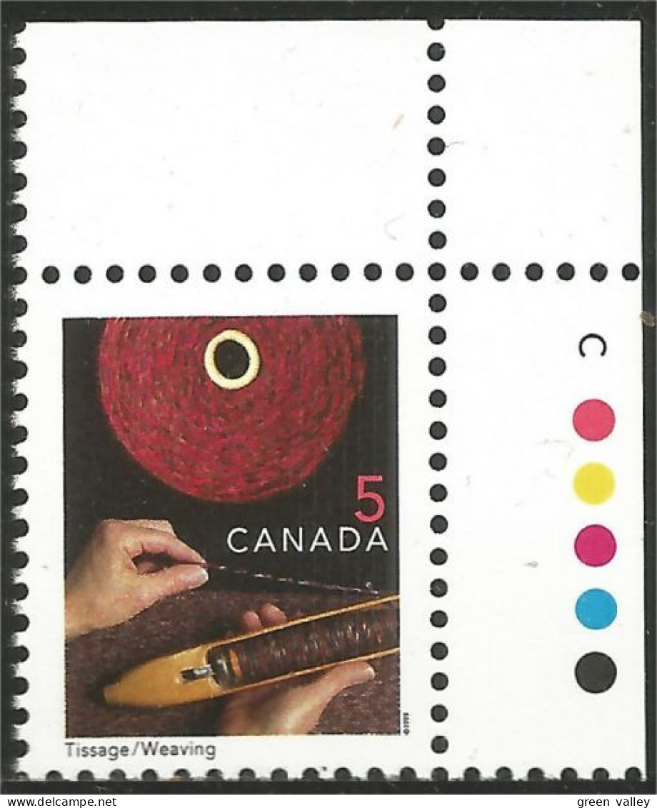 Canada Tissage Weaving MNH ** Neuf SC (C16-77ca) - Unused Stamps
