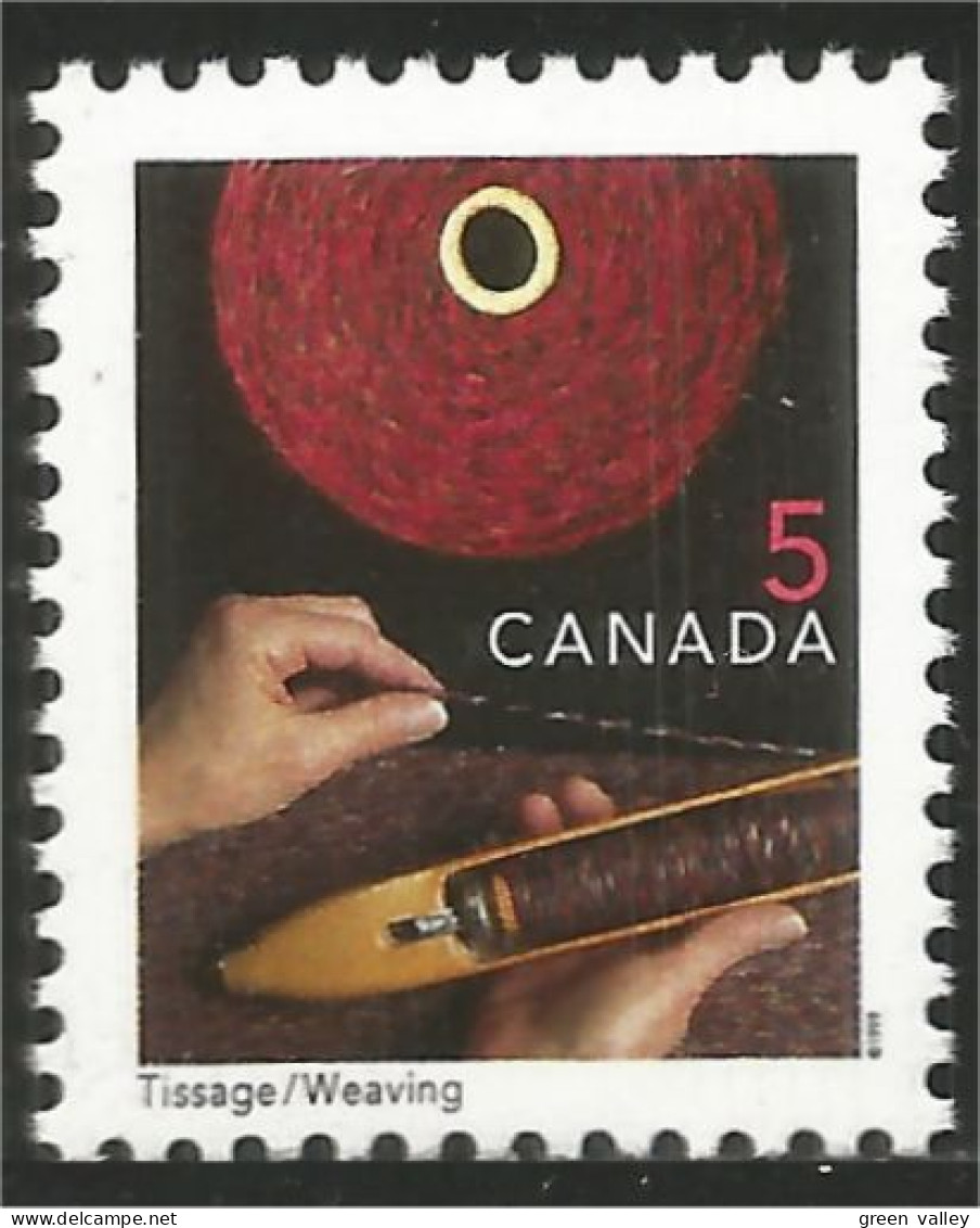 Canada Tissage Weaving MNH ** Neuf SC (C16-77b) - Textiel
