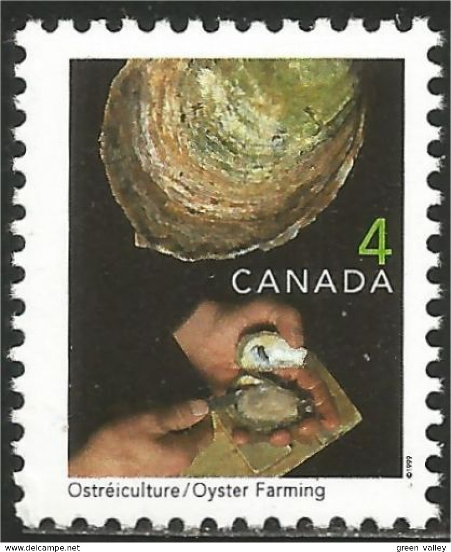 Canada Oyster Farming Ostréiculture Huitre Shells Coquillages MNH ** Neuf SC (C16-76a) - Unused Stamps
