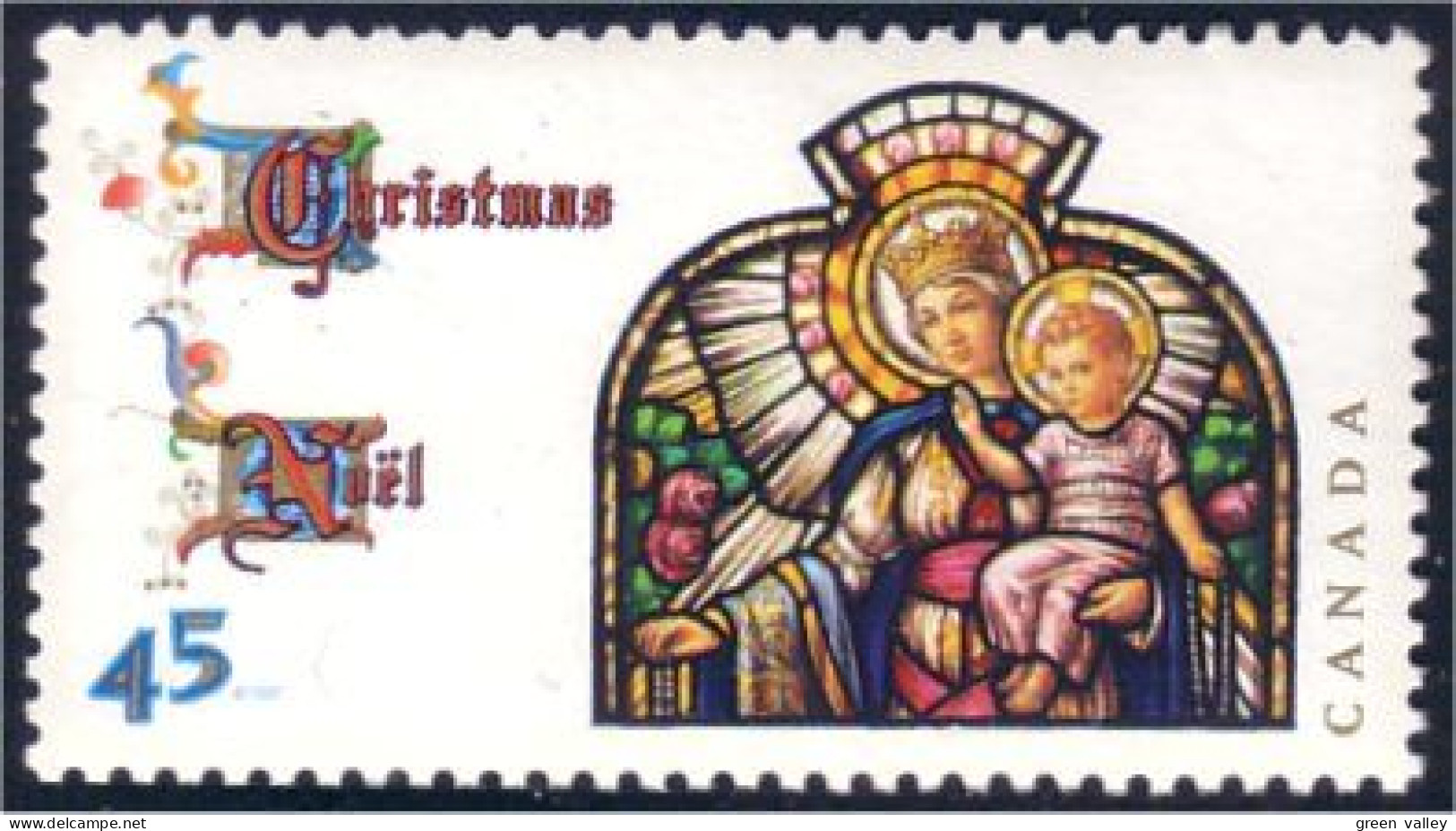 Canada Vitrail Nativity Glassware Nincheri MNH ** Neuf SC (C16-69a) - Unused Stamps