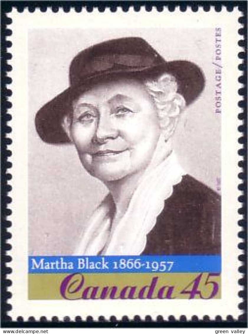 Canada Martha Black MNH ** Neuf SC (C16-61b) - Femmes Célèbres