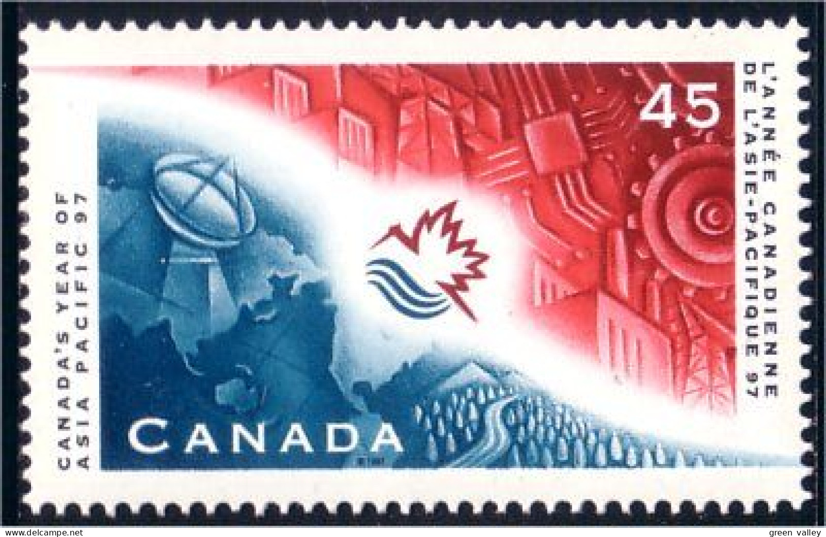 Canada Asia Pacific MNH ** Neuf SC (C16-58a) - Ongebruikt