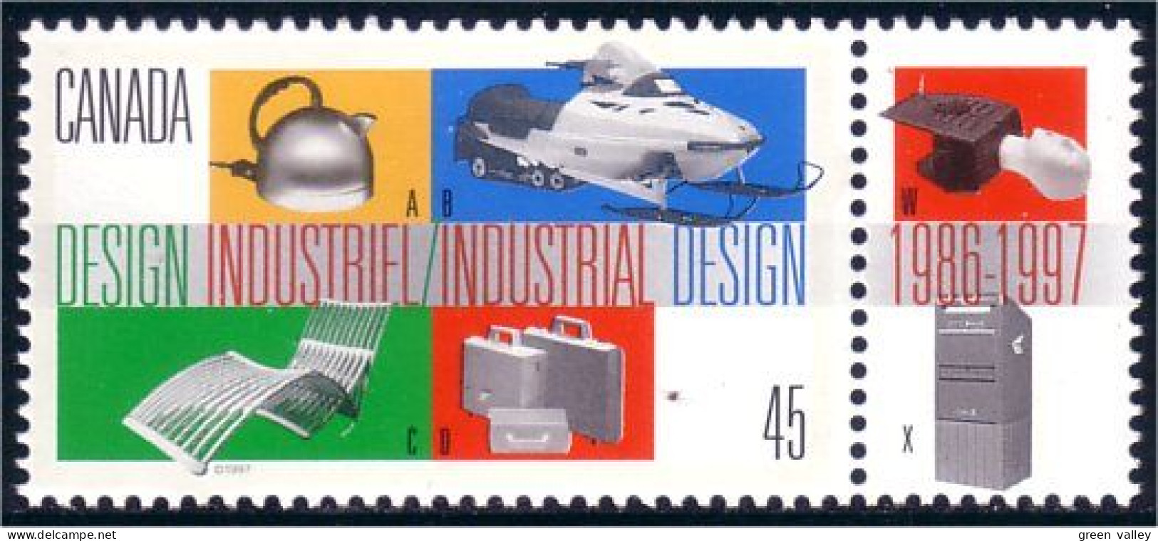 Canada Industrial Design Mailbox Boite A Lettres MNH ** Neuf SC (C16-54ka) - Ongebruikt