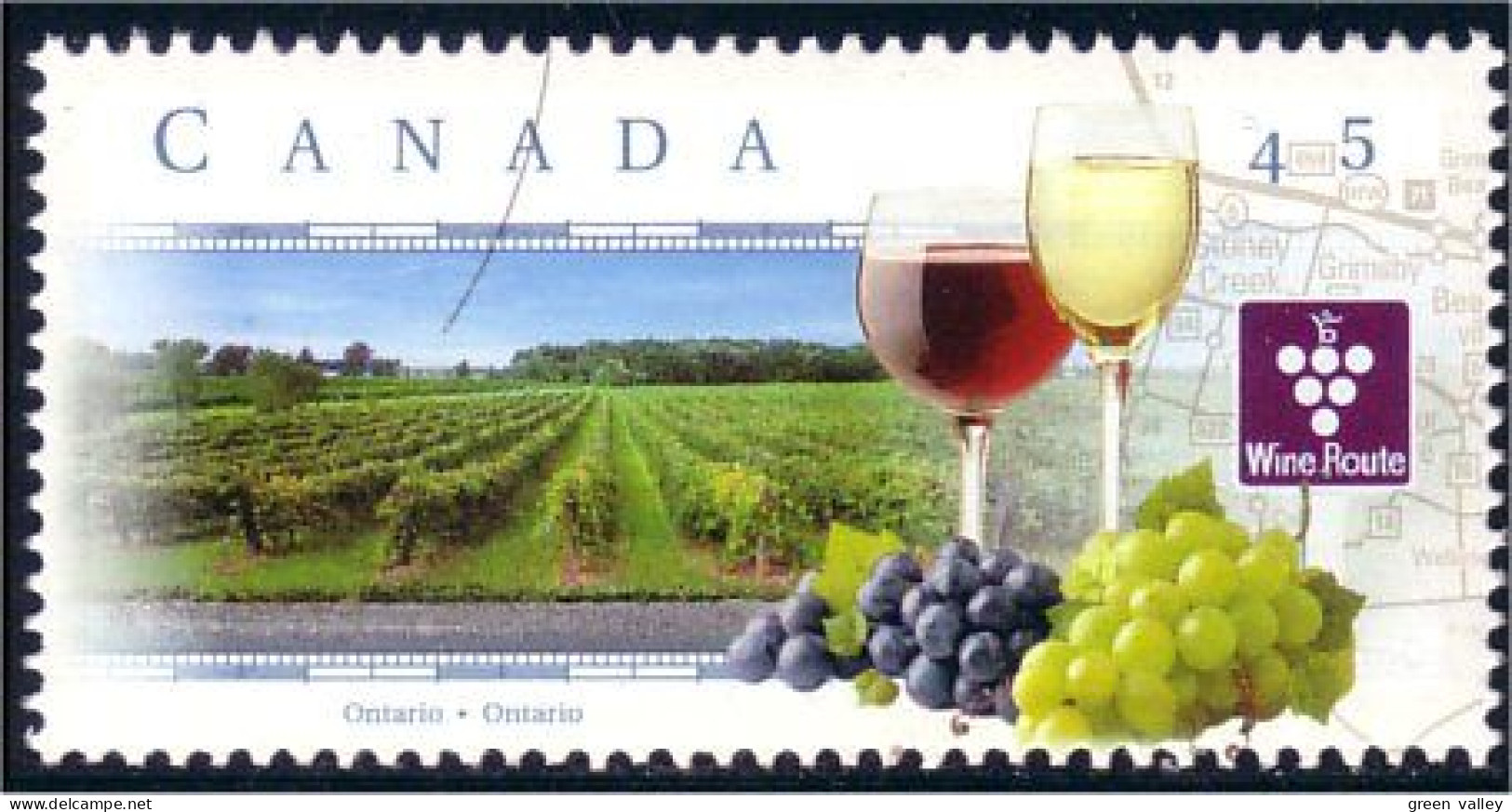 Canada Vin Vigne Raisin Wine Wein Grape MNH ** Neuf SC (C16-52d) - Alimentation