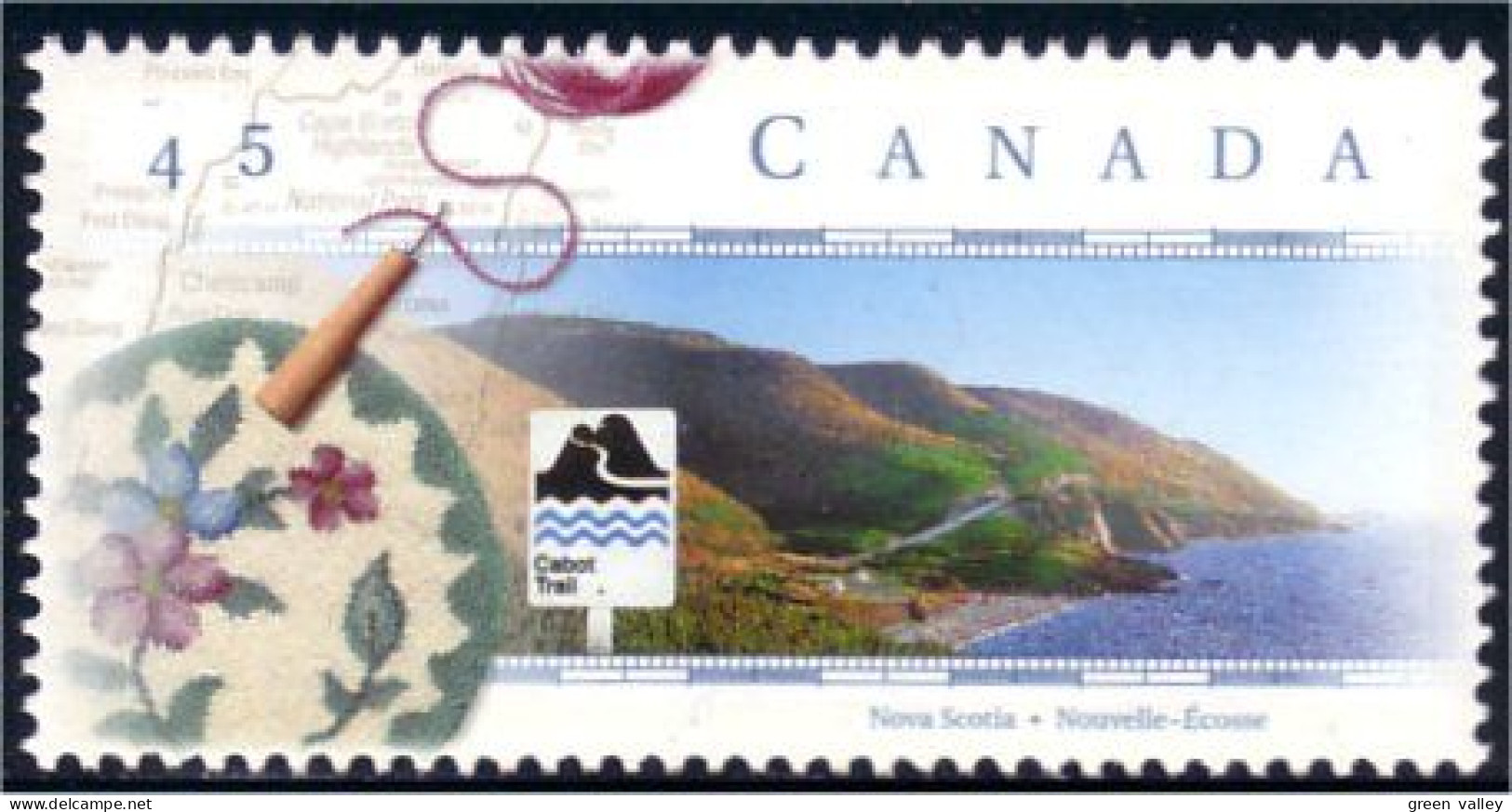 Canada Autoroute Cabot's Trail Highway Nova Scotia MNH ** Neuf SC (C16-51b) - Voitures