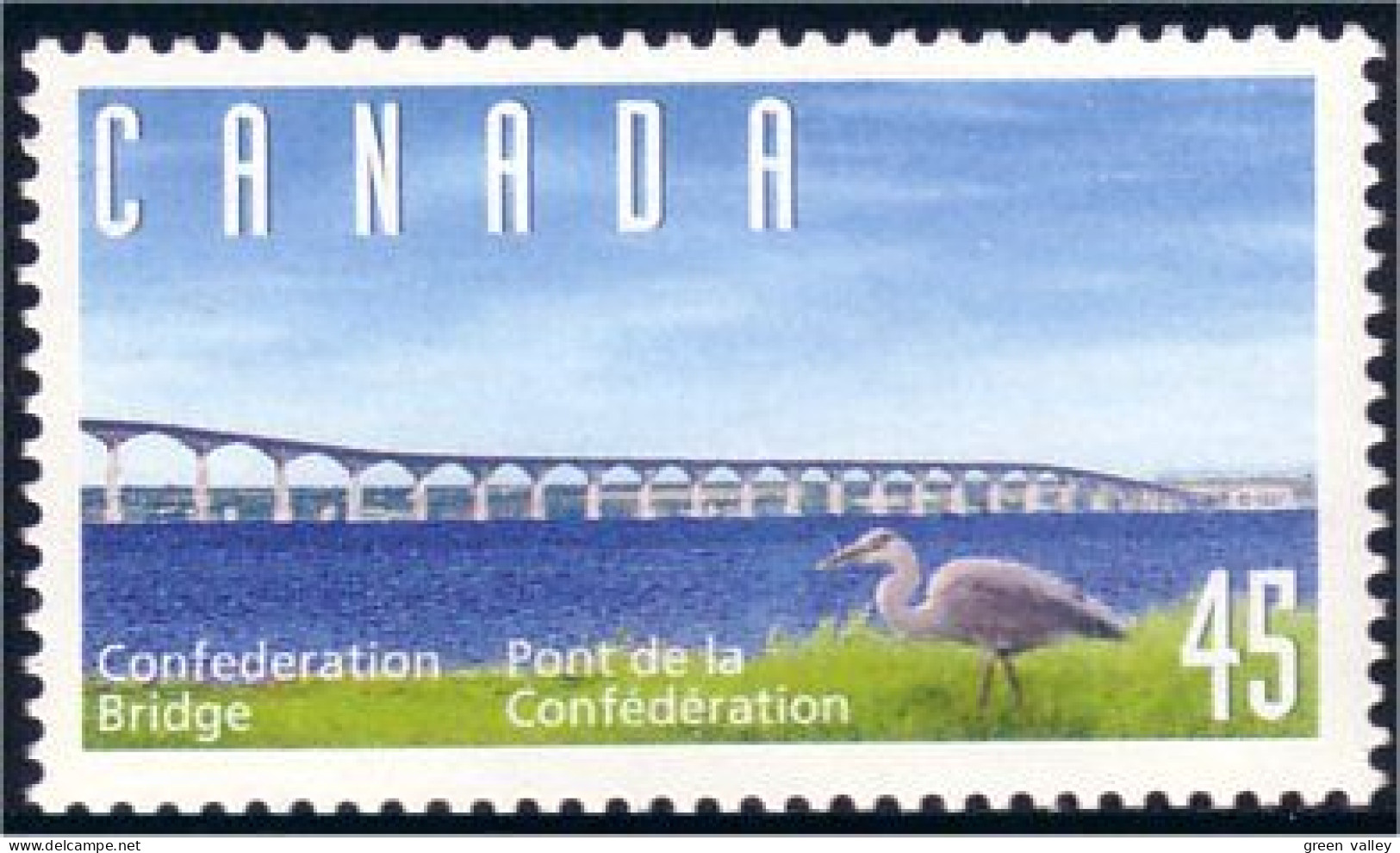 Canada Pont Bridge Heron MNH ** Neuf SC (C16-46b) - Leuchttürme