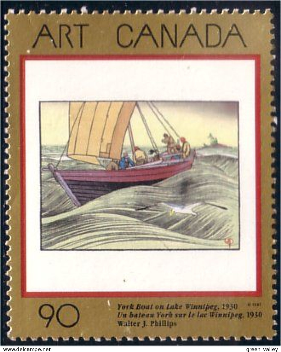 Canada Tableau Bateau Boat Painting MNH ** Neuf SC (C16-35c) - Other & Unclassified