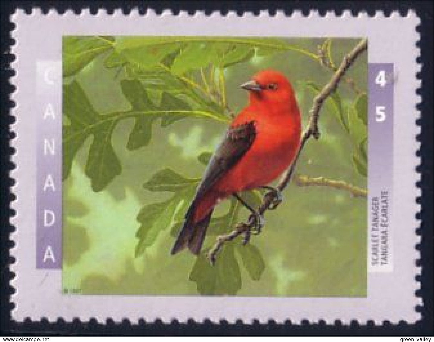 Canada Tanager Tangara MNH ** Neuf SC (C16-34b) - Sonstige & Ohne Zuordnung