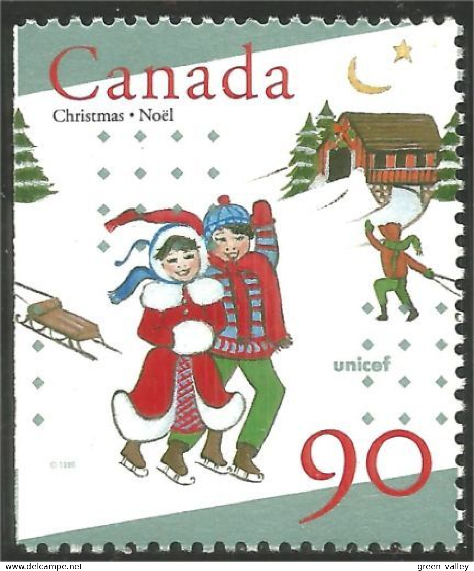 Canada Noel Christmas Skating Patinage MNH ** Neuf SC (C16-29gb) - Christmas