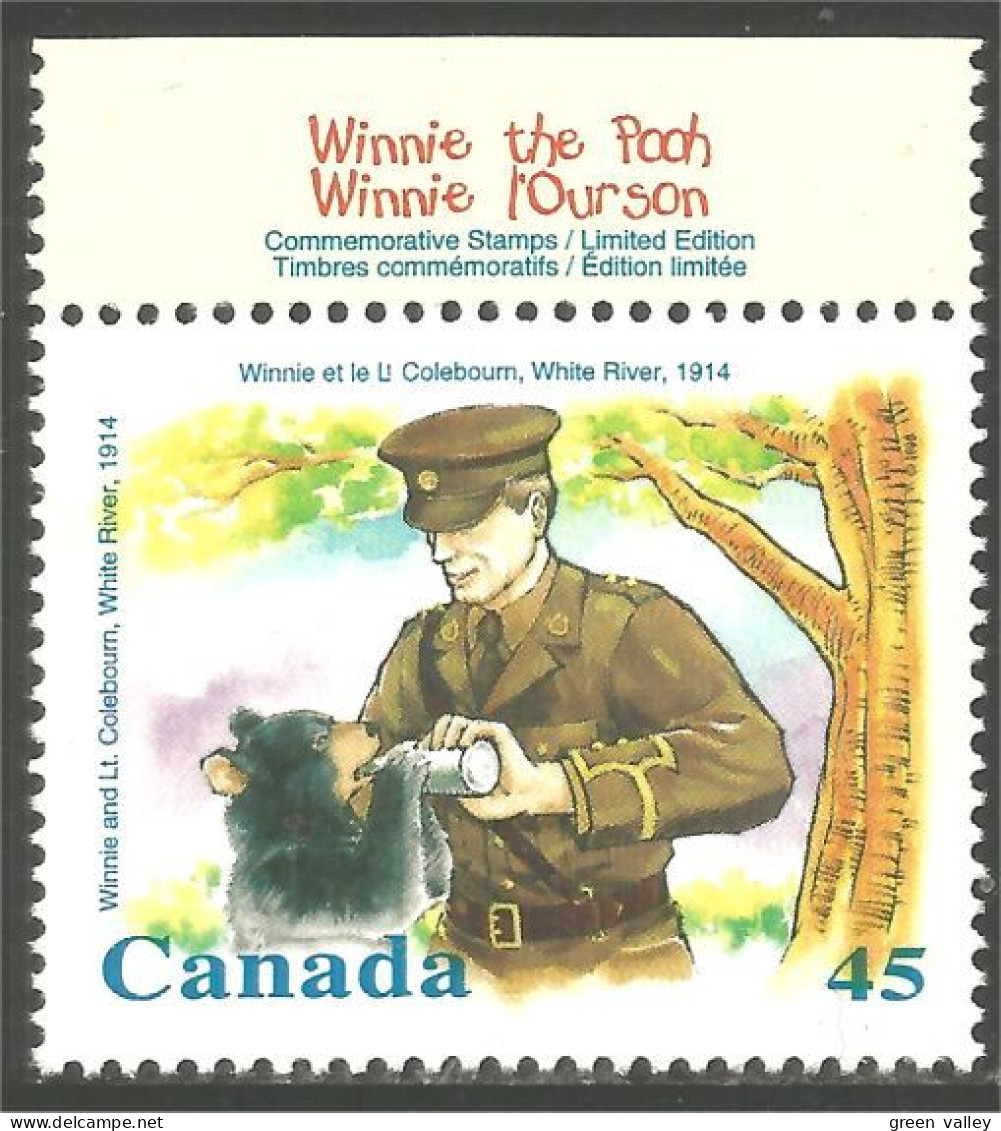 Canada Winnie Colebourn Ourson Ours Bear Bar Soportar Orso S/S MNH ** Neuf SC (C16-18ihl) - Unused Stamps