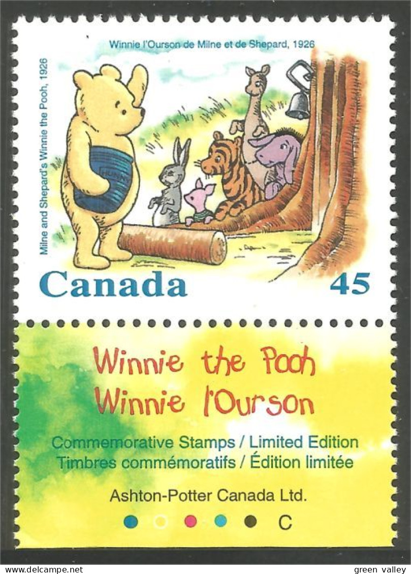 Canada Miel Honey Abeille Bee Winnie Ane Porc Cochon Miel Honey Pig Feuillet S/S MNH ** Neuf SC (C16-20ibca) - Unused Stamps