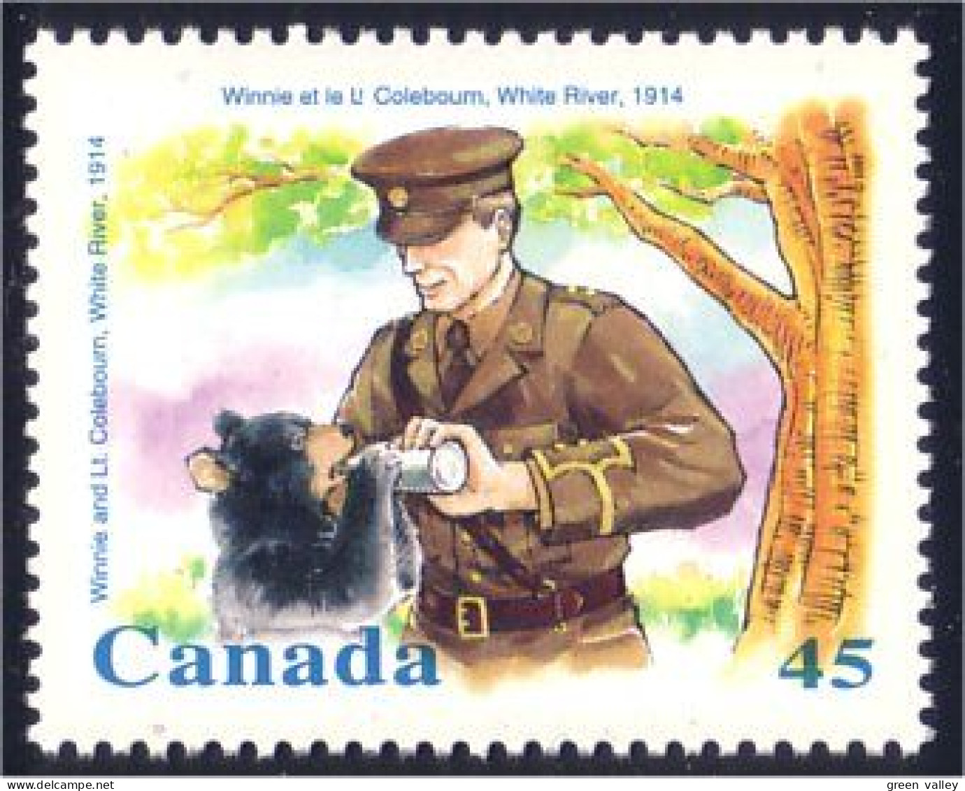 Canada Winnie Colebourn Feuillet S/S MNH ** Neuf SC (C16-18ia) - Unused Stamps