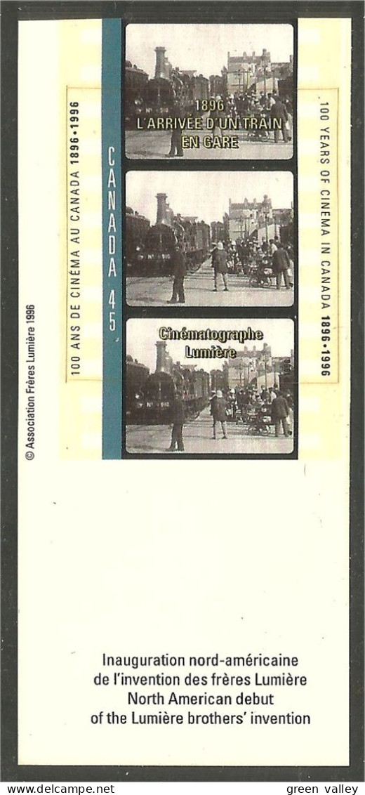 Canada Cinema Movies 1896 Lumière Arrivée Train En Gare MNH ** Neuf SC (C16-15ala) - Unused Stamps