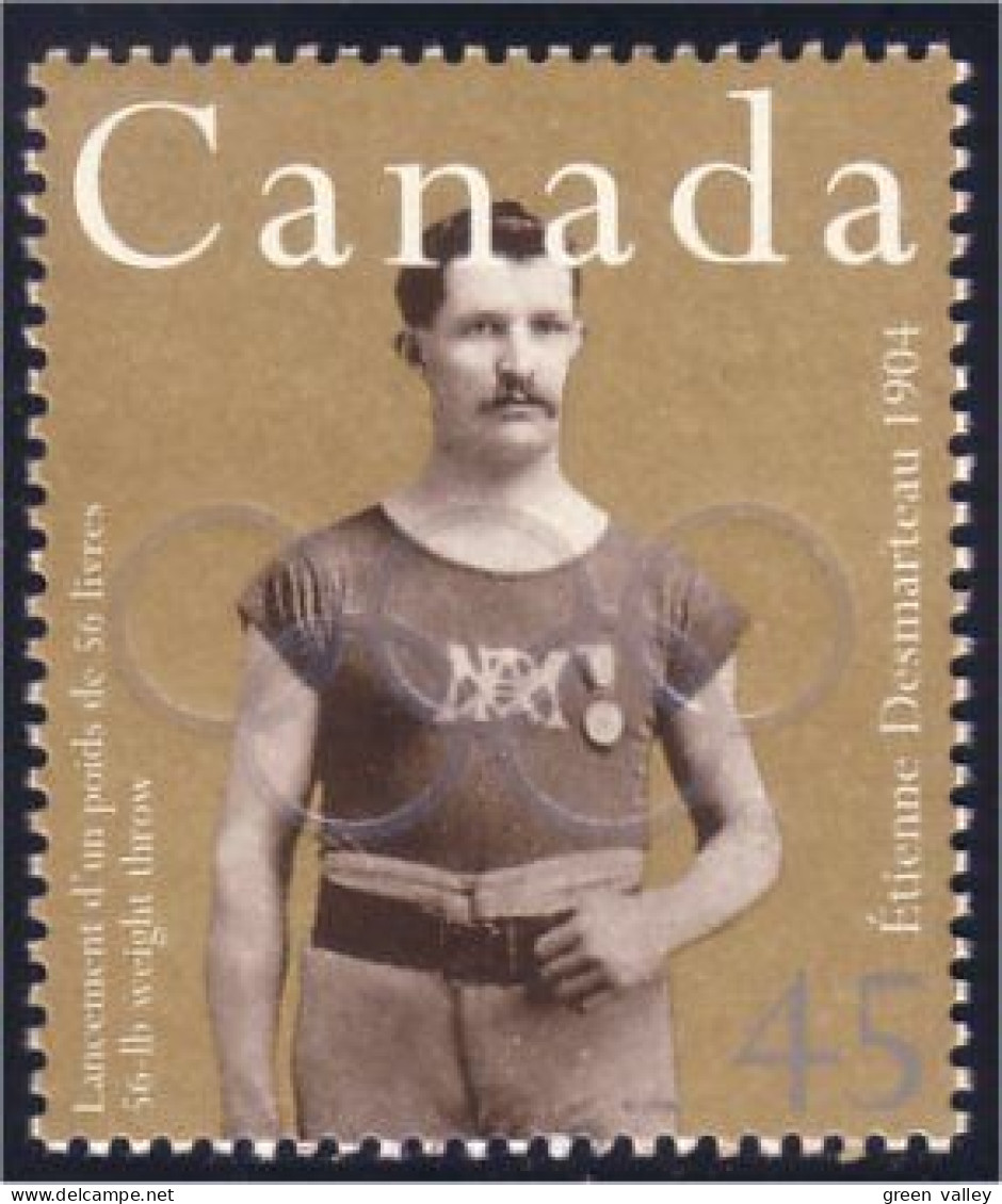 Canada Desmarteau Olympics 1904 Lancer Poids Shot Put Throw MNH ** Neuf SC (C16-09a) - Nuevos