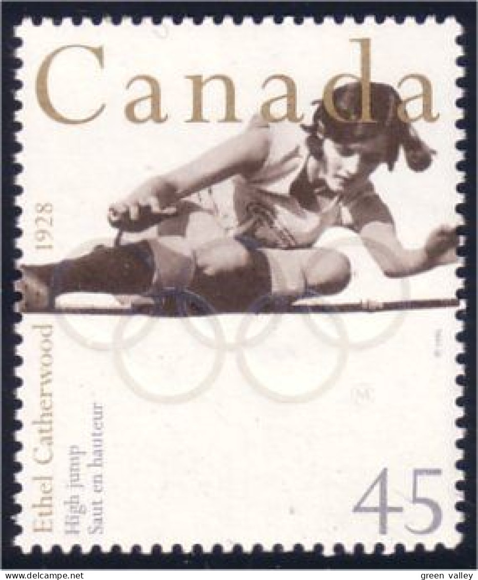 Canada Catherwood Olympics 1928 Saut Hauteur High Jump MNH ** Neuf SC (C16-08b) - Athlétisme