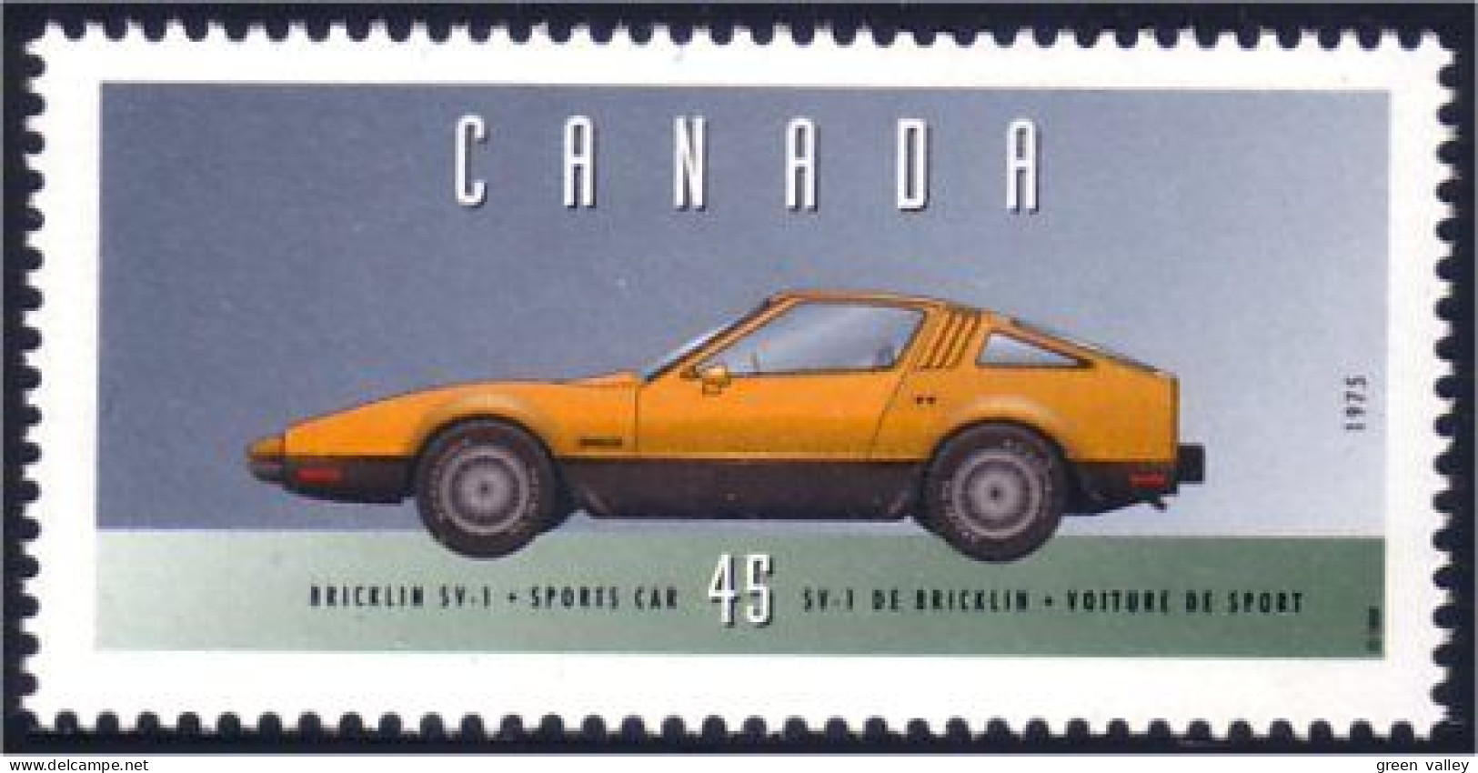 Canada Bricklin SV-1 Sports Car MNH ** Neuf SC (C16-05yb) - Automobilismo