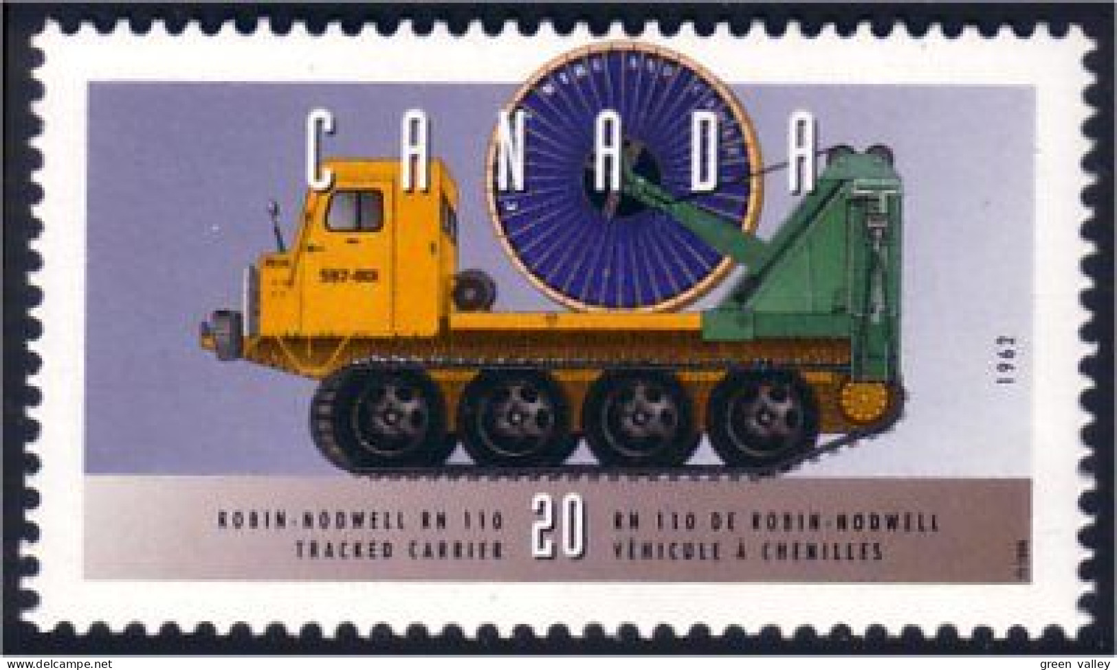 Canada Camion A Chenilles Tracked Carrier MNH ** Neuf SC (C16-05wc) - Militares