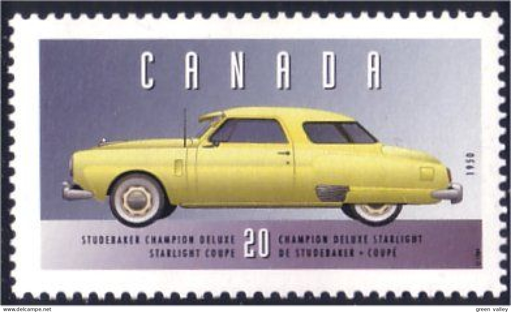 Canada Automobile Studebaker Champion Deluxe Car MNH ** Neuf SC (C16-05pb) - Cars