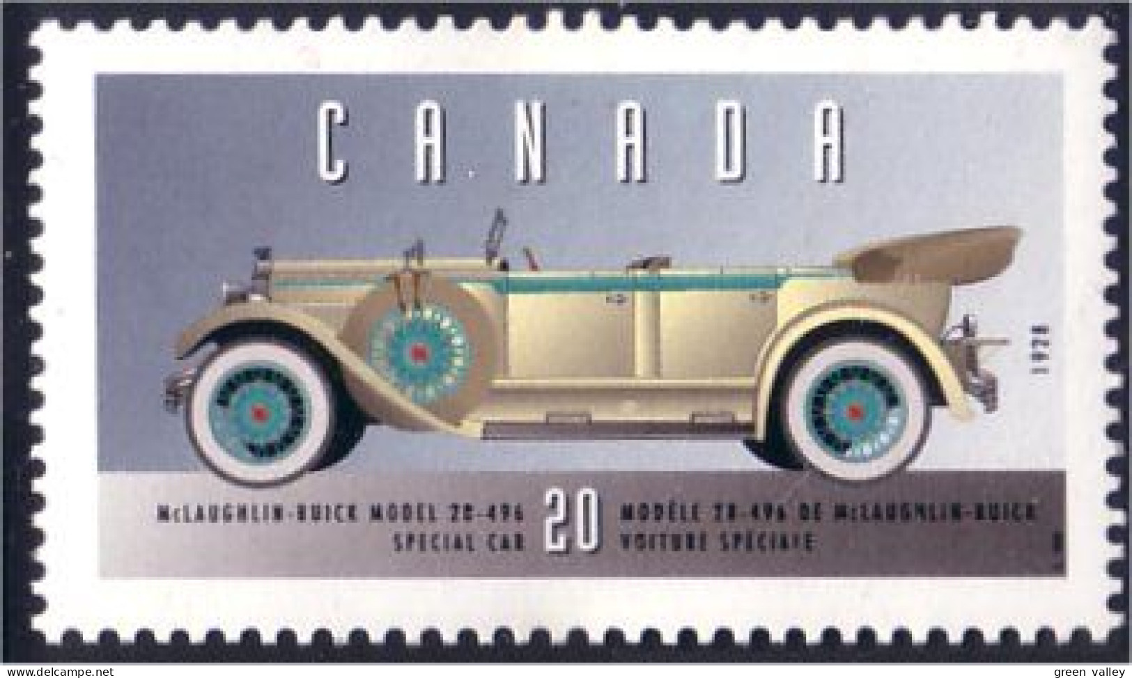 Canada Automobile McLaughlin Buick Car MNH ** Neuf SC (C16-05rb) - Autos