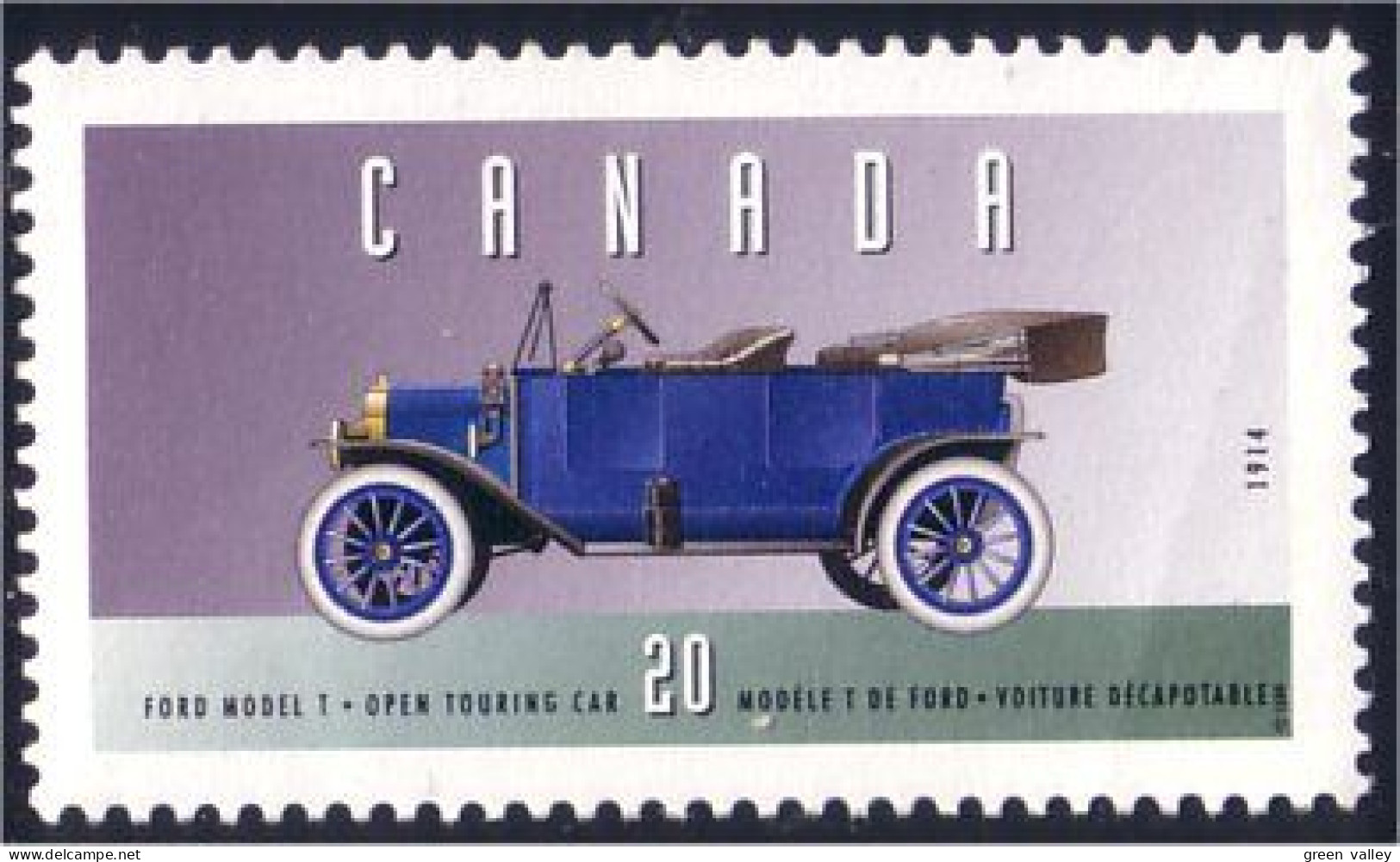 Canada Automobile Ford Model T Car MNH ** Neuf SC (C16-05ob) - Autos