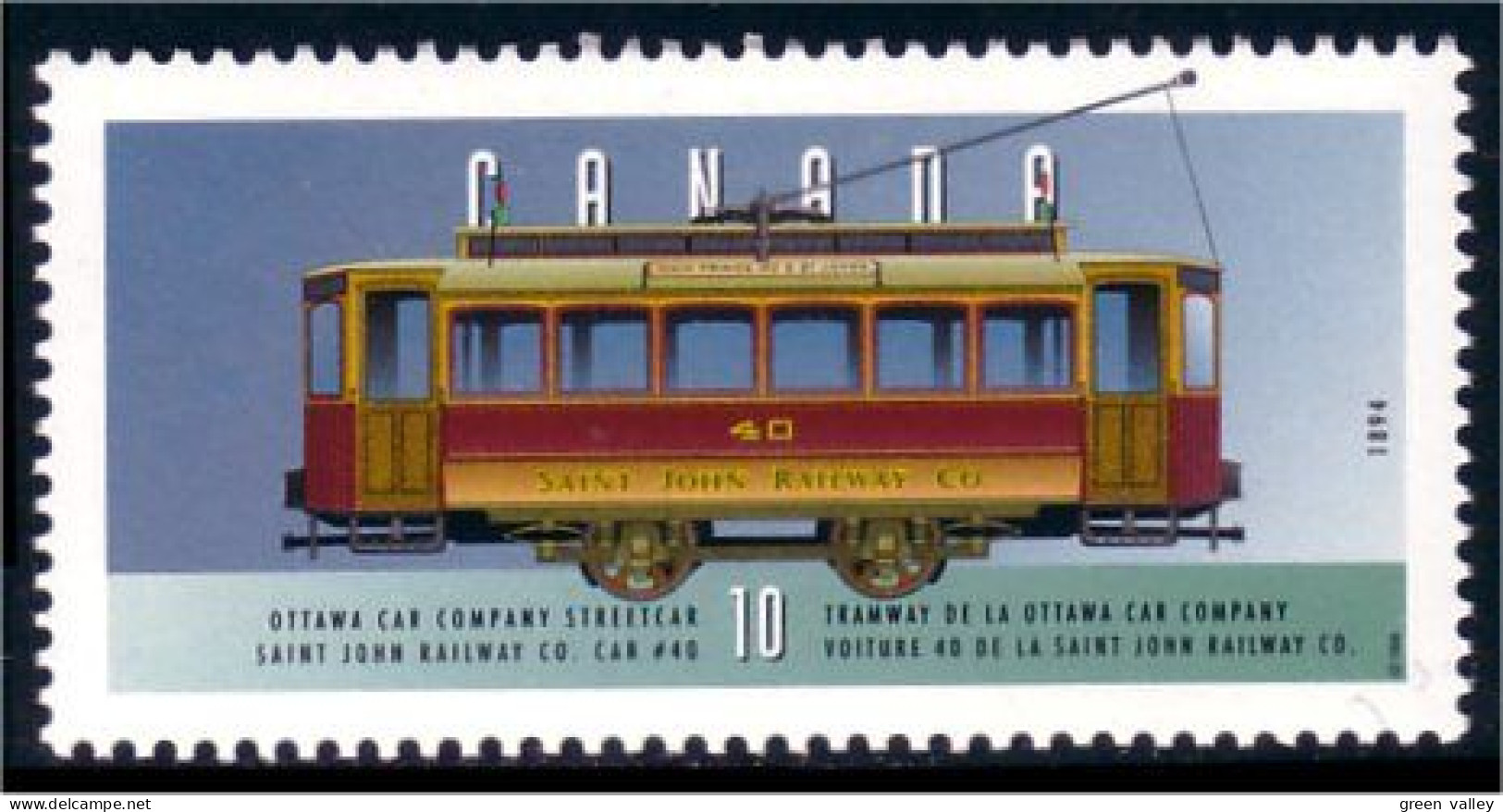 Canada Tramway Ottawa MNH ** Neuf SC (C16-05ka) - Unused Stamps