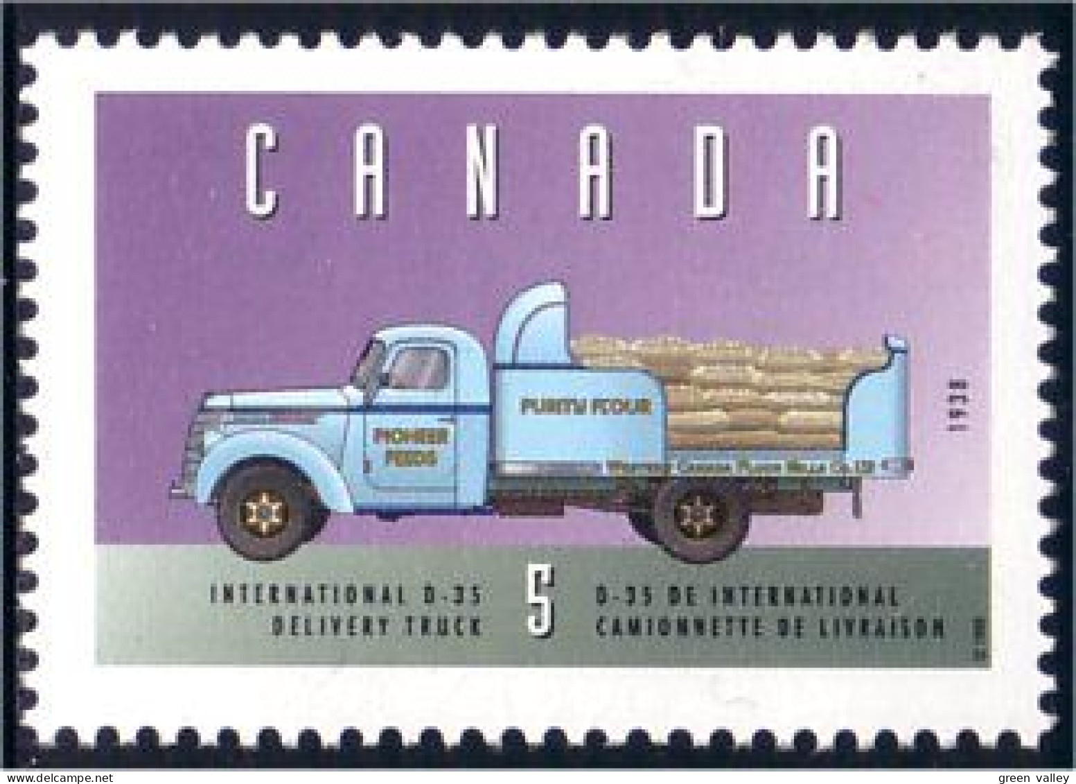 Canada Delivery Truck Camion Livraison MNH ** Neuf SC (C16-05ia) - Nuevos