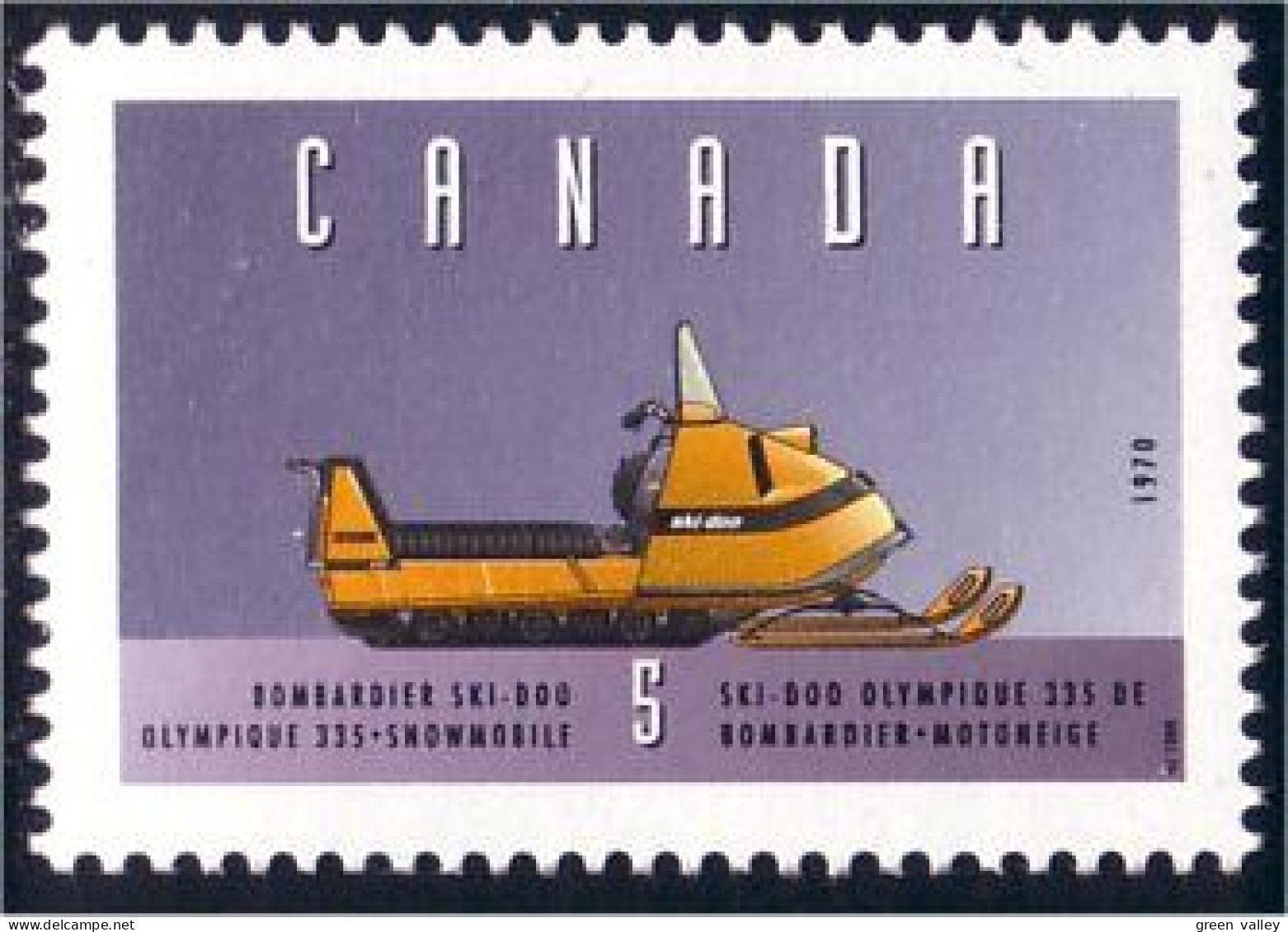 Canada Snowmobile Moto-neige MNH ** Neuf SC (C16-05ea) - Other (Earth)