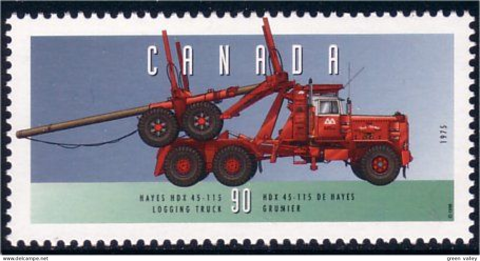 Canada Camion Grumier Logging Truck MNH ** Neuf SC (C16-04fb) - Otros (Tierra)