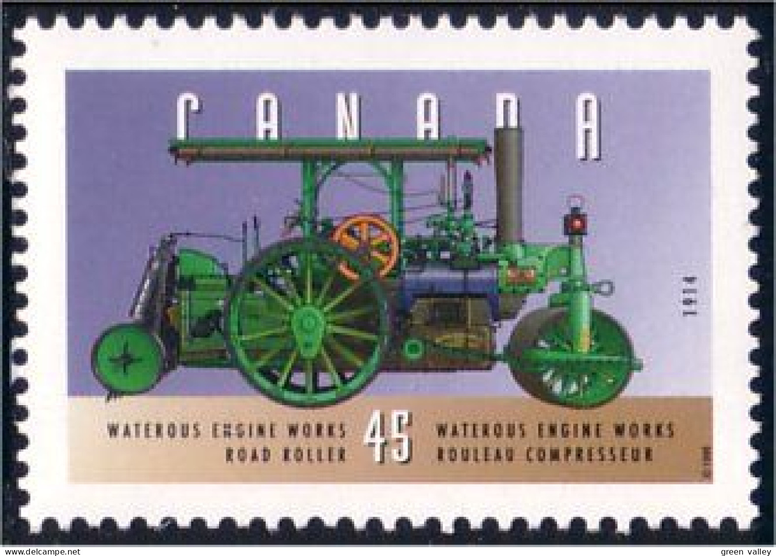 Canada Road Roller Rouleau Compresseur MNH ** Neuf SC (C16-04ba) - Nuevos