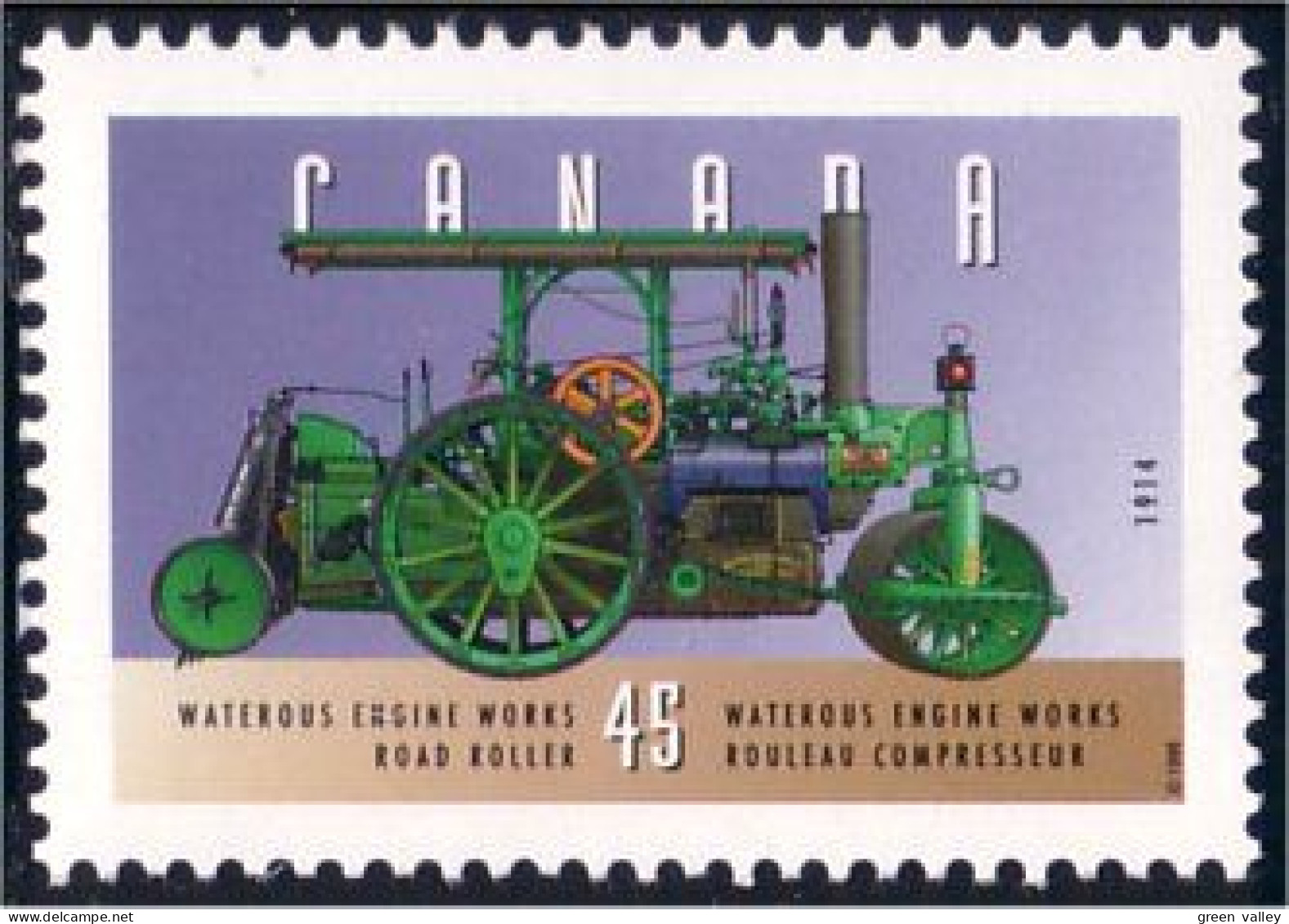 Canada Road Roller Rouleau Compresseur MNH ** Neuf SC (C16-04bc) - Ohne Zuordnung