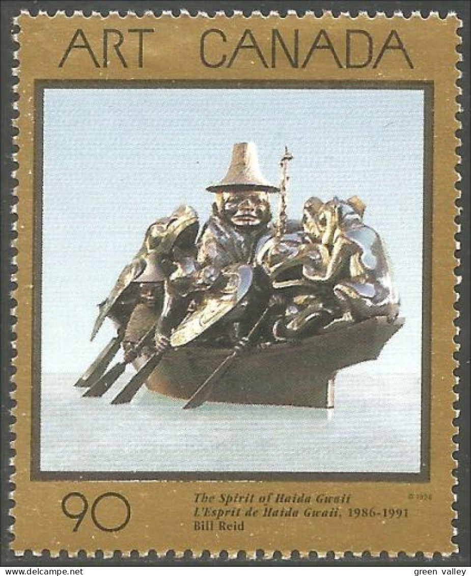 Canada Tableau Bill Reid Painting Bateau Boat MNH ** Neuf SC (C16-02a) - Nuevos