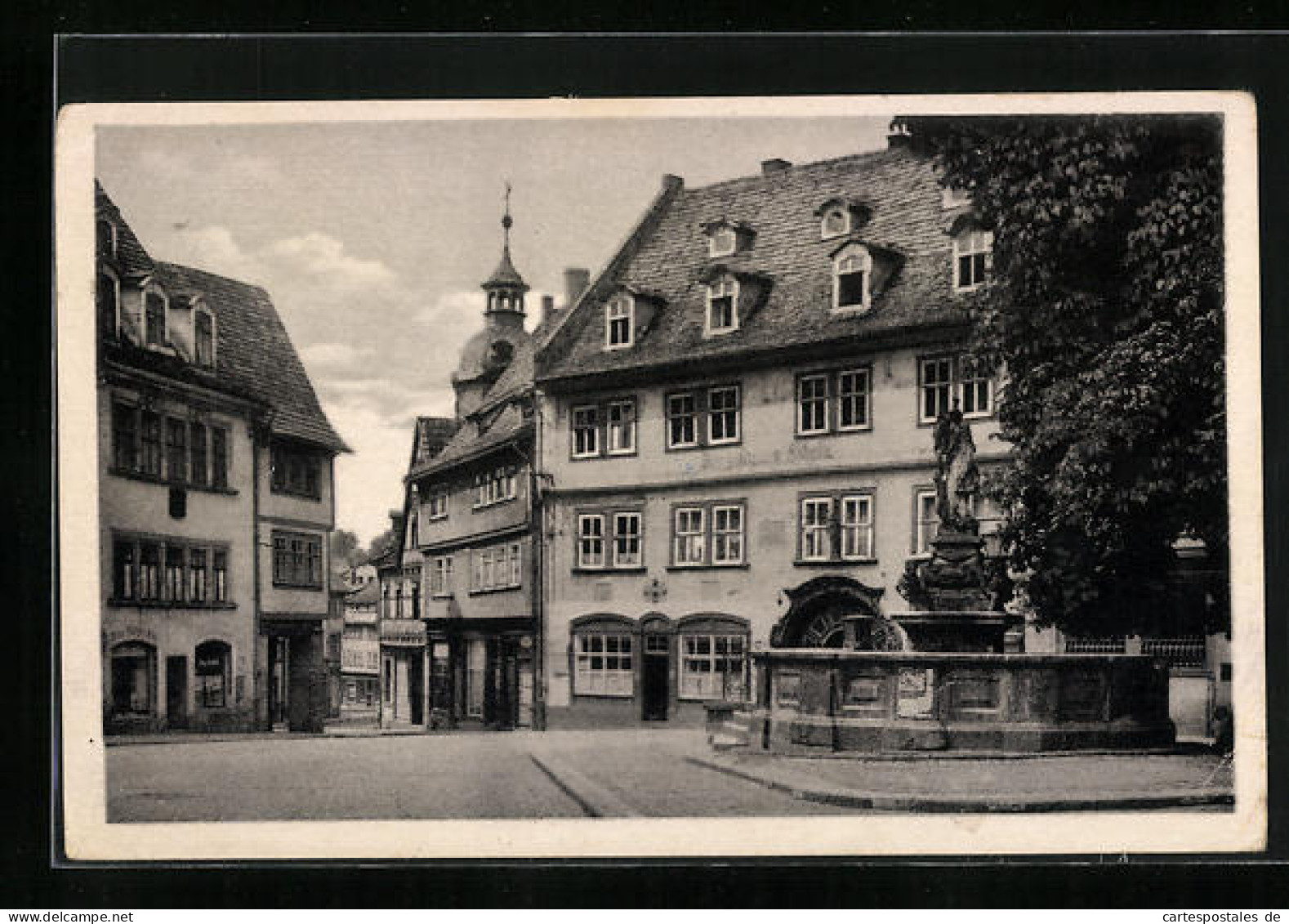 AK Gotha, Marktplatz Mit Brunnen  - Gotha