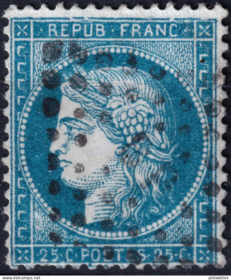 FRANCE - 1871 25c Cérès T.I Yv.60A GRANDE CASSURE Position142A2 - 1871-1875 Cérès