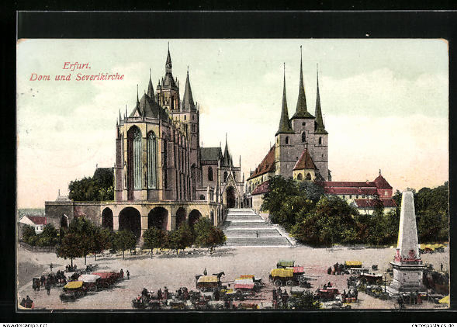 AK Erfurt, Dom U. Severikirche  - Erfurt